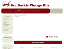 Tablet Screenshot of benbucklevintage.com